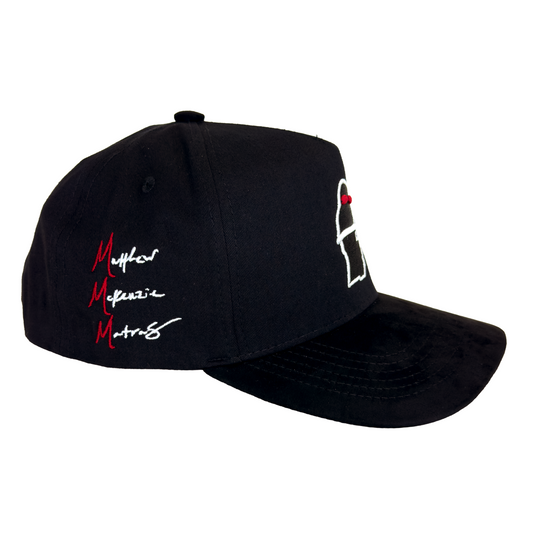 Black MMM Hat (Suede Brim)