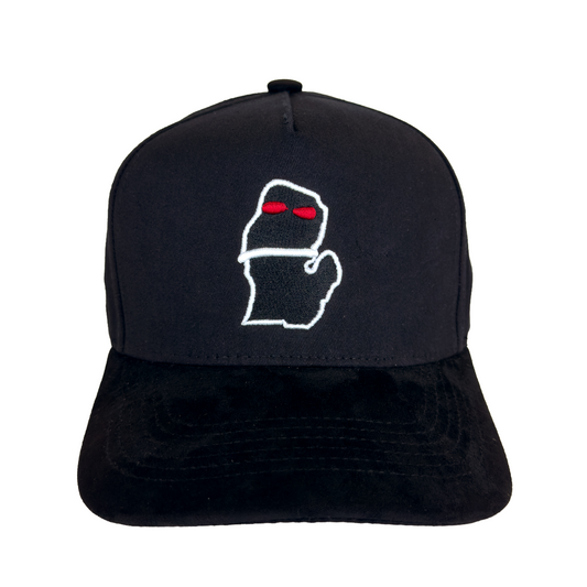 Black MMM Hat (Suede Brim)