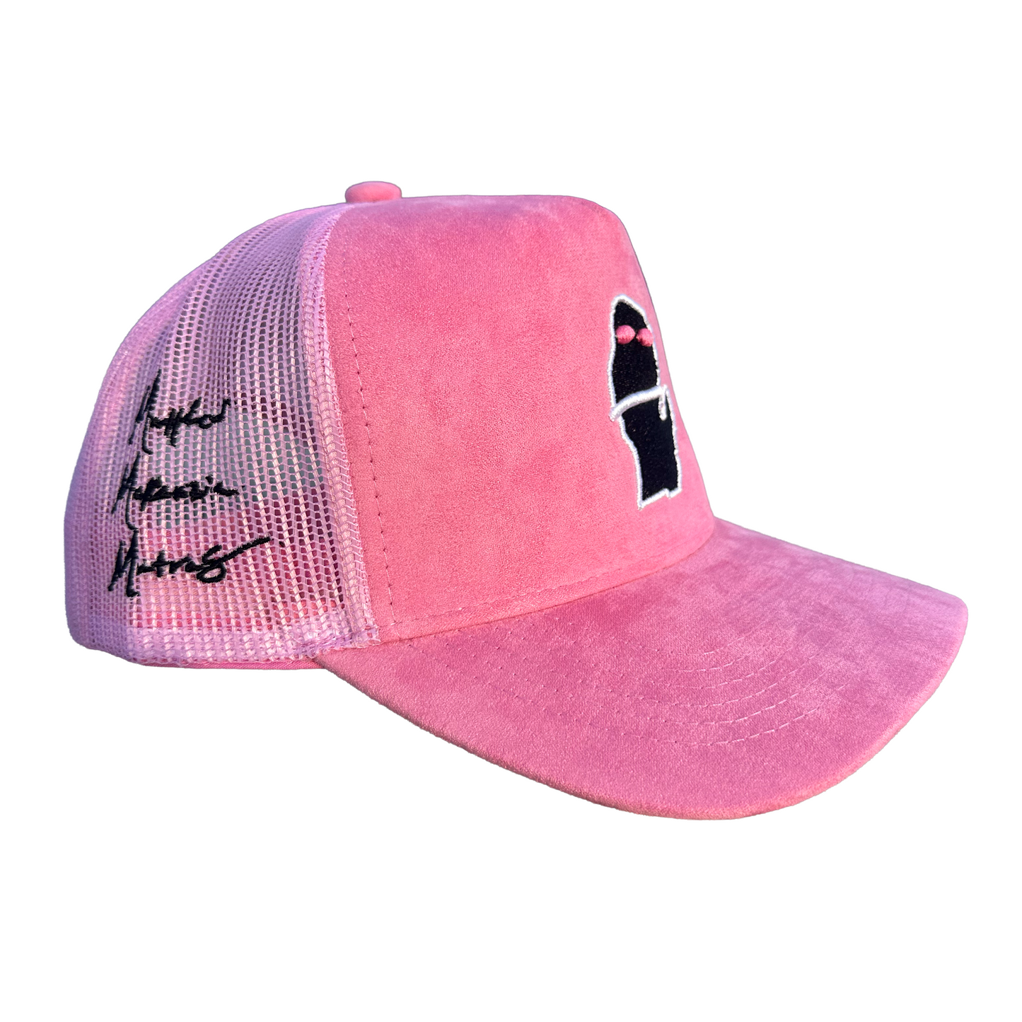 Pink Suede Hat